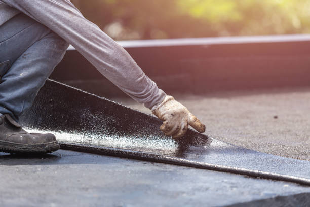 Professional Waterproofing technician working in New Weston, OH